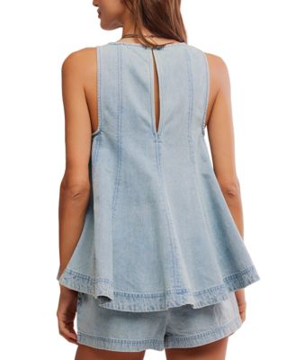 Women's Sleeveless Top and Shorts, 2-Piece Set