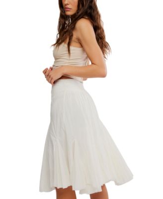 Women's Frida Godet Pull-On Midi Skirt