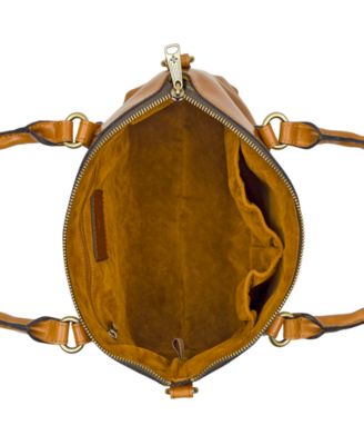 Zora Medium Leather Top Handle Crossbody Bag