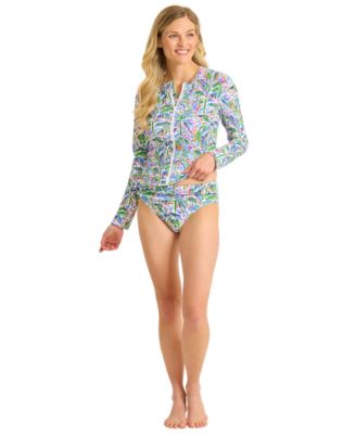Women's Long-Sleeve Zipper Rashguard