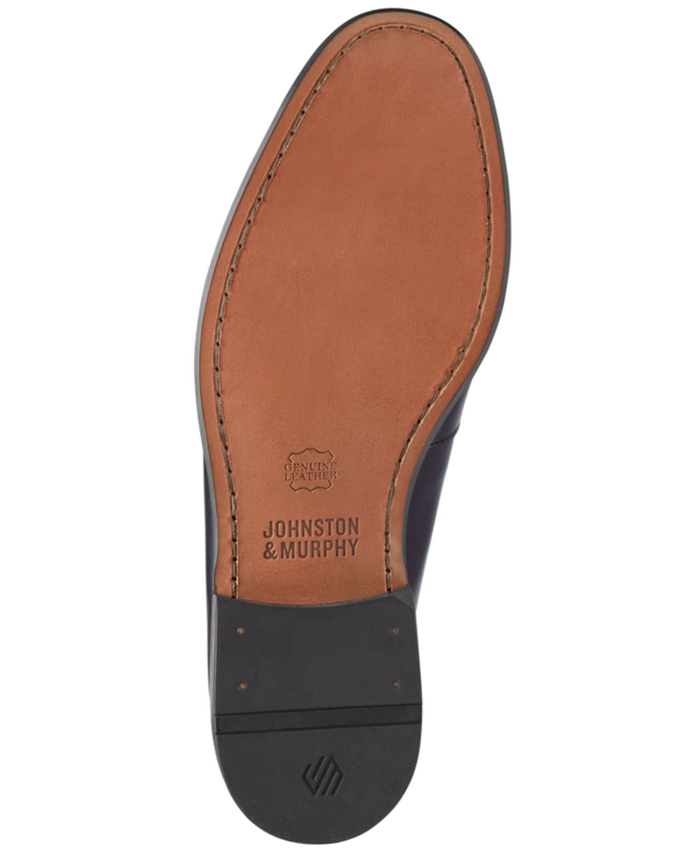 Мужские туфли Johnston & Murphy Humphrey Penny Loafer, цвет: Тёмно-синий / Оливковый — фото 5