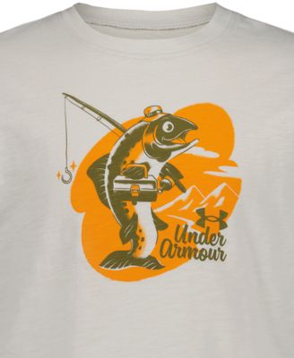 Big Boys' Trout Fishing Crewneck T-Shirt