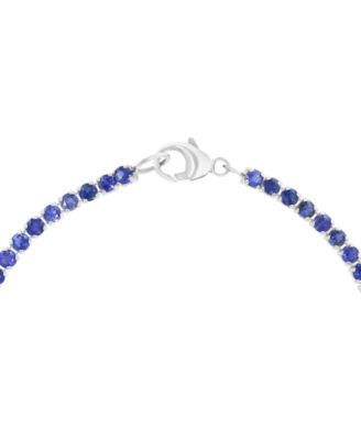 Ruby (4.2 ct. t.w.) Bracelet in Sterling Silver (Also Available in Sapphire)