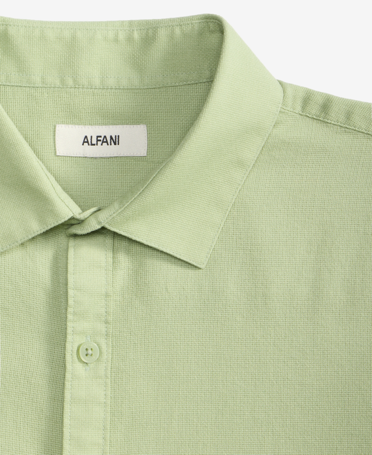 Alfani Men's Short-Sleeve Solid Textured Shirt, Created for Macy's