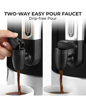 Premium 100 Cup Commercial Coffee Urn - Large Coffee Dispenser