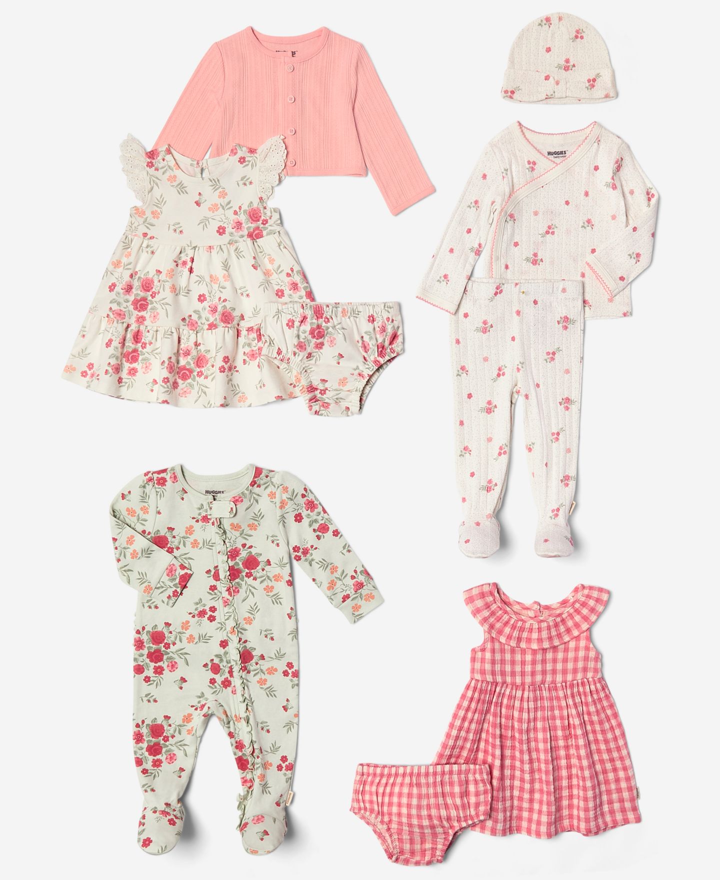 Huggies Floral Collection, цвет: Белый / Синий — фото 1
