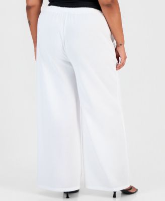 White Dress Pants & Trousers Plus Size Loungewear | Macy's