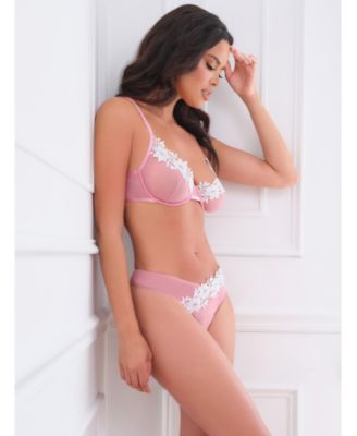 Glinda Sheer Bra Set