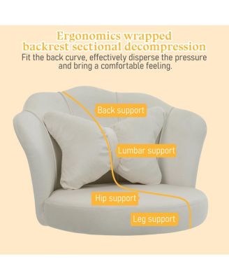 Velvet Office Chair, 360 Swivel Adjustable Height Task Chair