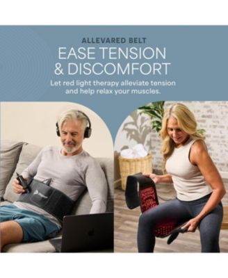 Red Light Therapy Belt – 660nm & 850nm Infrared Heating Pad for Body, Belly, Hips & Back Pain Relief, Wireless & Portable