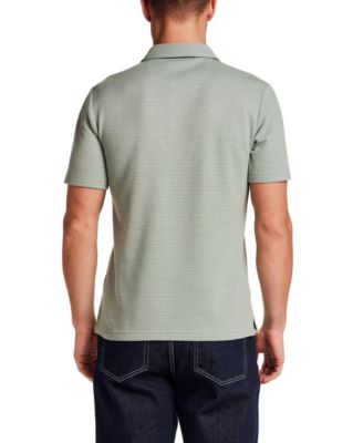 Men's Short-Sleeve Waffle Polo Shirt