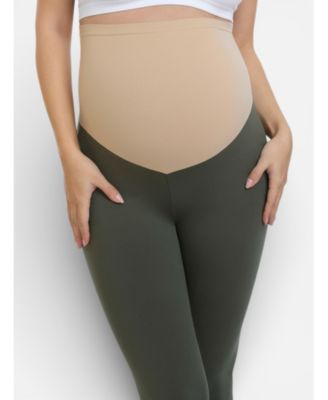 Women's Essential Stretch Secret Fit Over the Belly Maternity Leggings