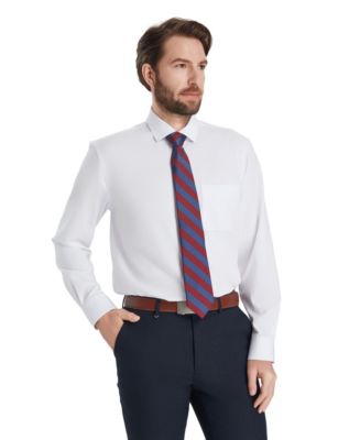 Club Room Men's Regular-Fit Solid Dress Shirt, Macy's Exclusive - Macy's