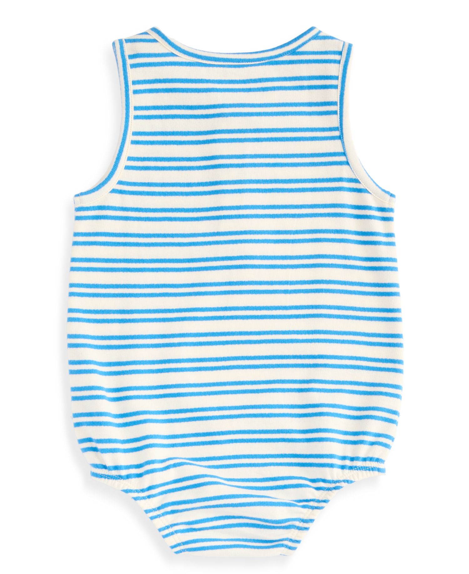 Baby Boys' 0M-24M Crab Henley Cotton Sunsuit