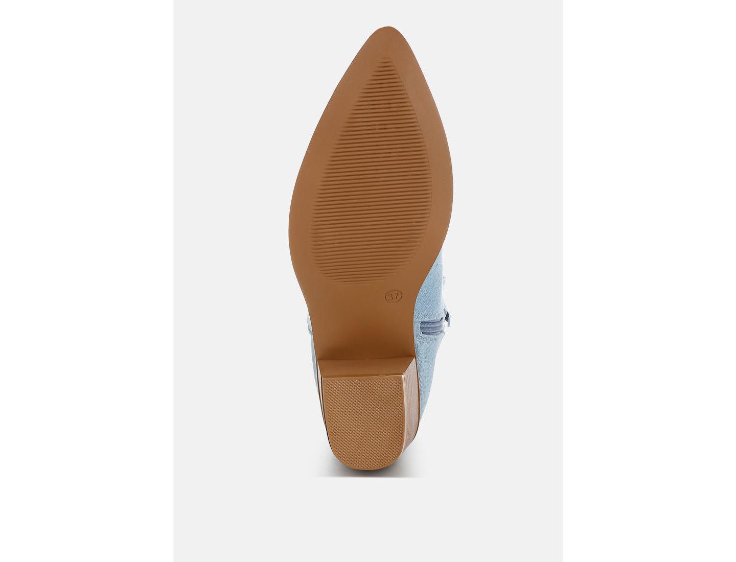 Женские ботинки London Rag Nigara Cut Out Detail Denim Cowboy, цвет: Джинсовый — фото 9