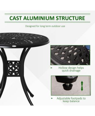 30" Outdoor Patio Distro Dining Table Only W/ Umbrella Hole