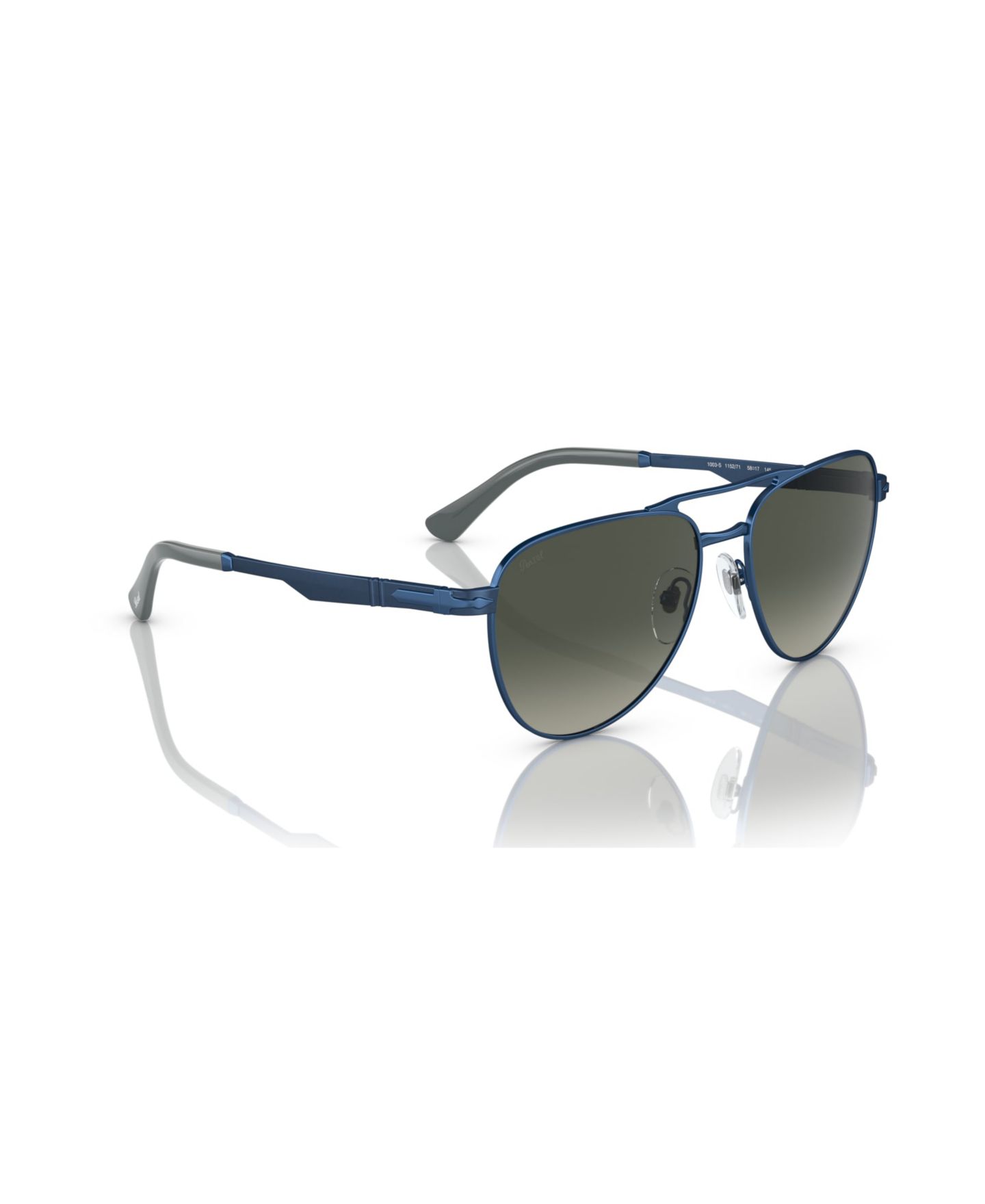 Солнцезащитные очки Persol Unisex Pilot, PO1003S, цвет: Синий — фото 6