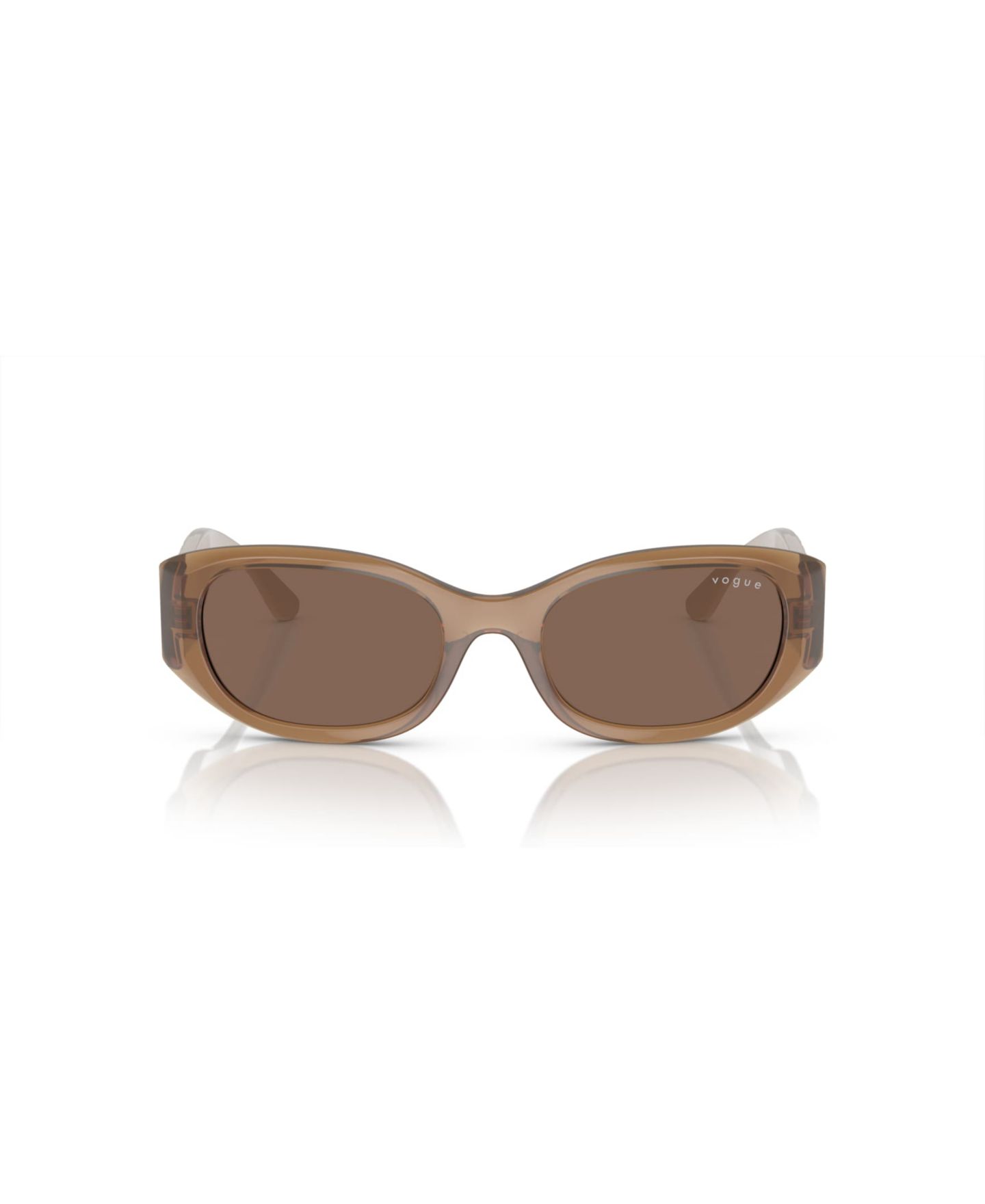 Женские солнцезащитные очки Vogue Eyewear Rectangle Sunglasses, VO5525S, цвет: Коричневый — фото 2