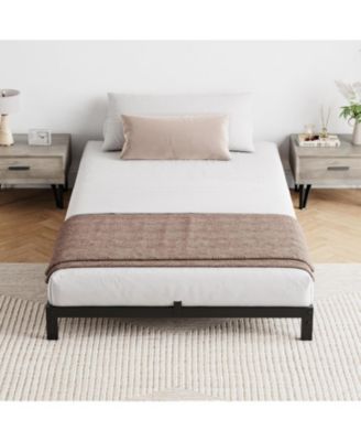 6 Inch Bed Frame Heavy Duty Under Bed Storage Easy Assembly Platform Bed