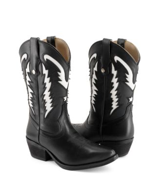 Women's Leather Boots Western Style