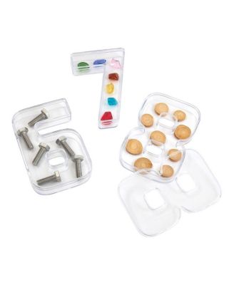 Numbers 0 through 9  Loose Parts Trays