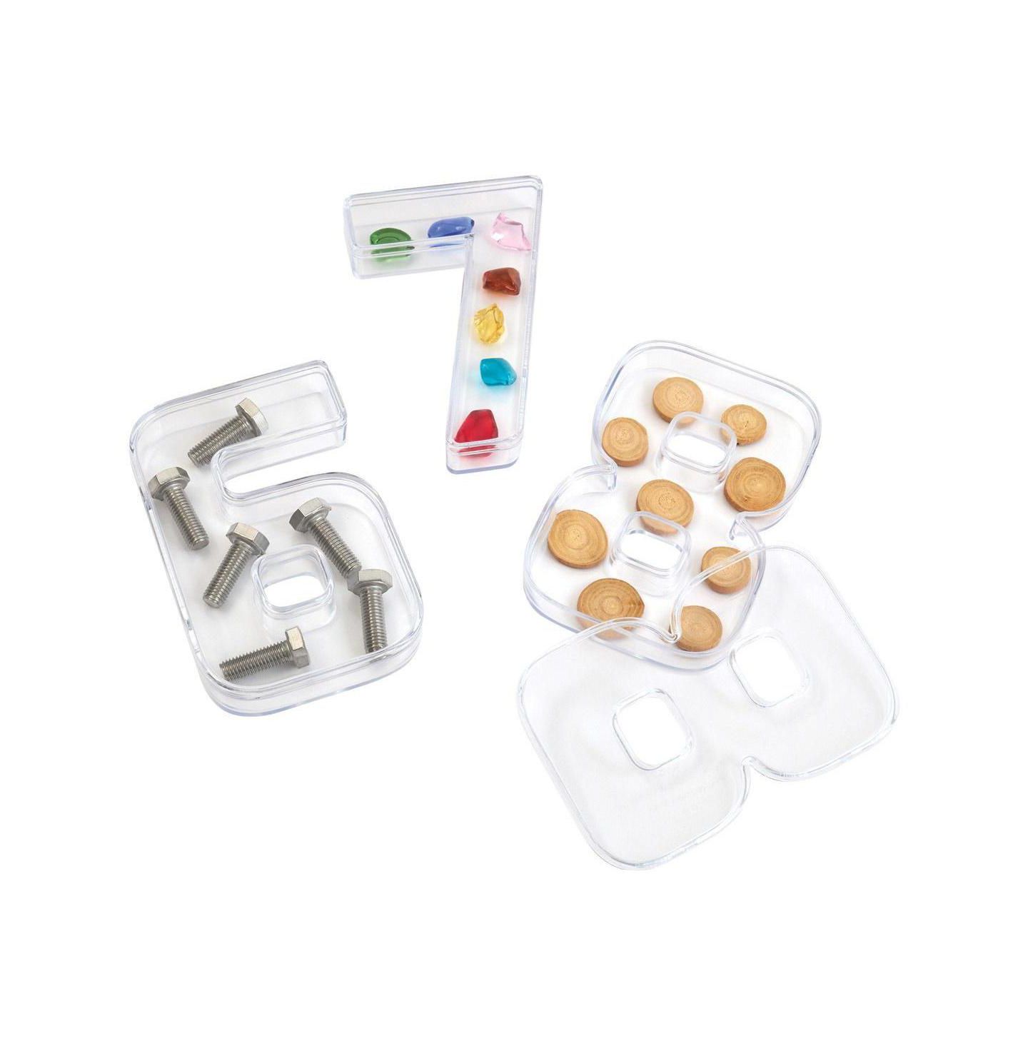 Детские игрушки Kaplan Early Learning Numbers 0 through 9 Loose Parts Trays, цвет: Разноцветный — фото 6