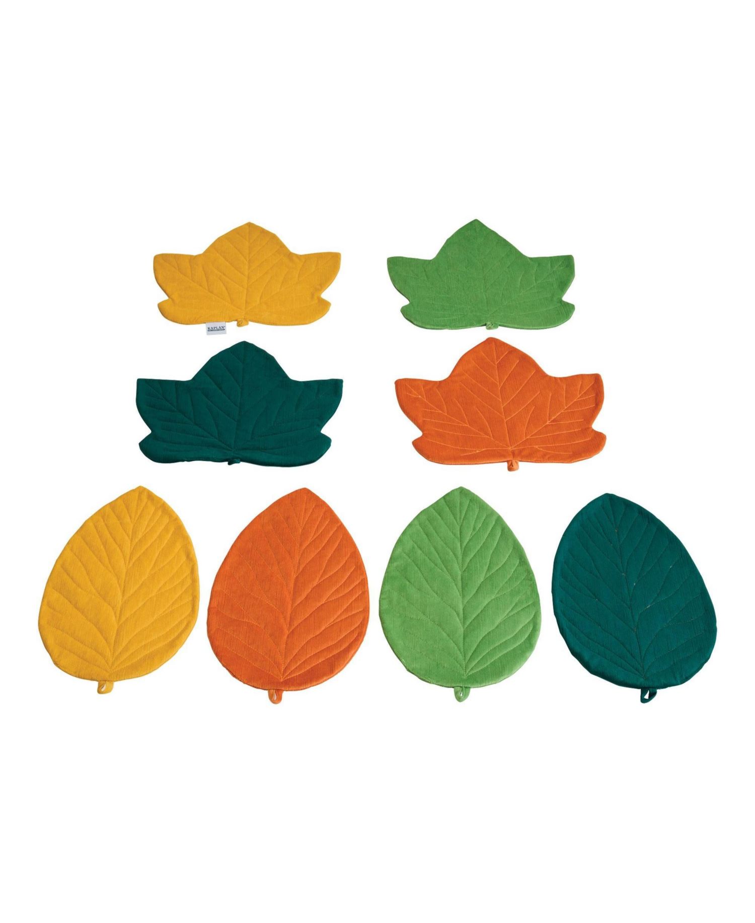 Jumbo Sensory Leaves Crinkle Set (14"L x 12"W), 8-Piece Set