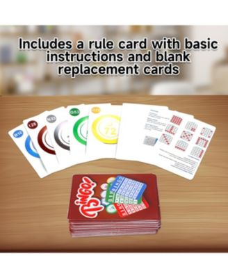 Bingo Calling Cards, Stiffness Bingo Game Cards with High Visibility Numbers