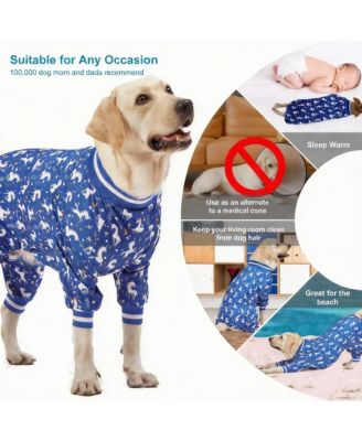 Large Dog Comfortable Pajamas for Recovery and Sleep