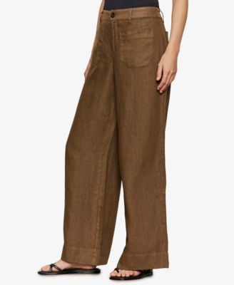 Women's The Linen Marine Wide-Leg Pants 