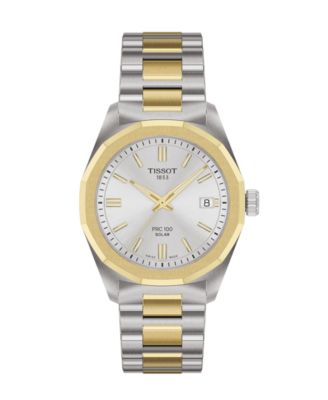 Unisex Two-Tone and Yellow Gold Stainless Steel Watch, 34mm