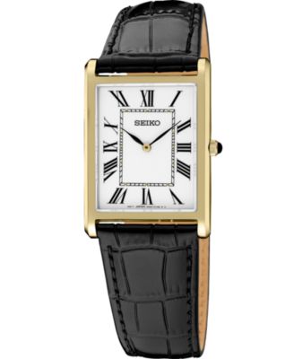 Men's Gold Stainless Steel Dial Bracelet Watch, 27.2mm