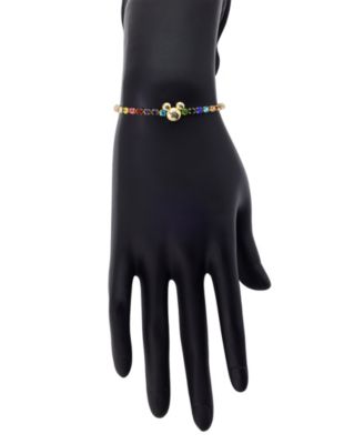 Mickey Mouse Multi Color Crystal Bolo Bracelet