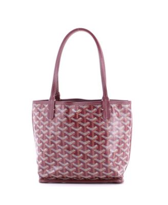 Mini Anjou Reversible Tote Coated Canvas