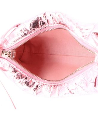 Mini Voyou Shoulder Bag Metallic Leather