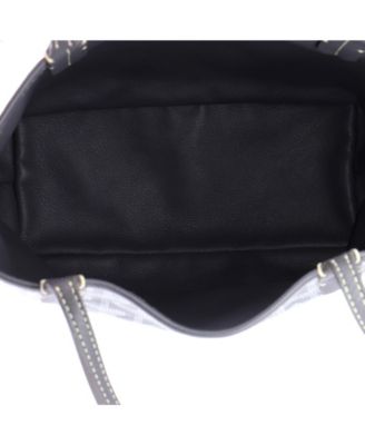 Mini Anjou Reversible Tote Coated Canvas