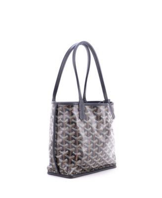 Mini Anjou Reversible Tote Coated Canvas