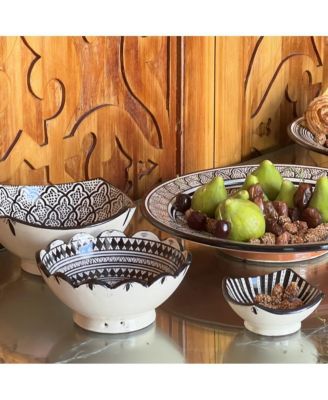 Ceramic Safi Set of 3 Nesting Bowls