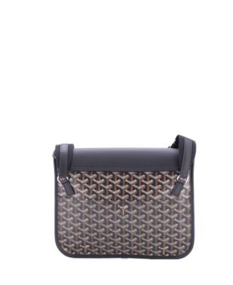 Coursier Messenger Bag Coated Canvas and Leather