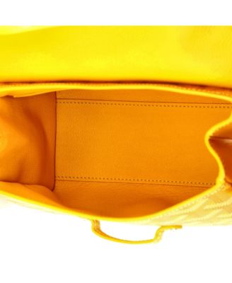 Mini Saigon Top Handle Bag Coated Canvas with Leather