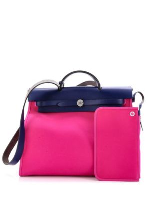 39 Herbag Zip Leather and Toile