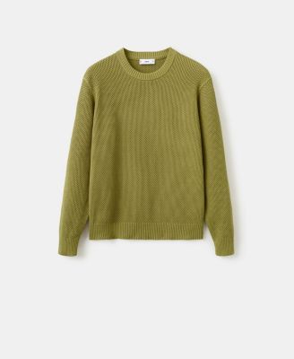 Men's Medium-Knit Microstructure Sweater