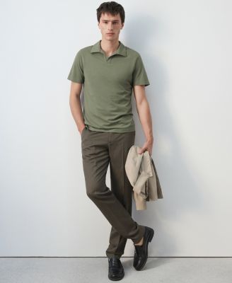 Men's Slim Fit Pique Polo Shirt