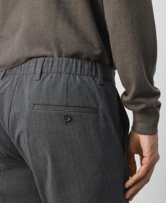 Men's Slim-Fit Cropped Pants