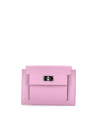 Pre-Owned HERMES Kelly Pocket Compact Wallet Chevre Mysore