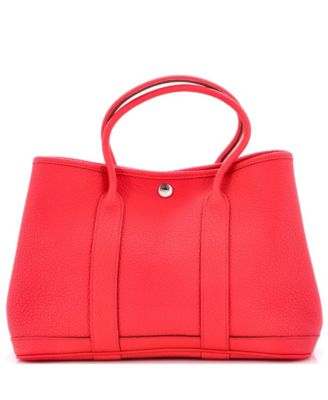 30 Garden Party Tote Leather