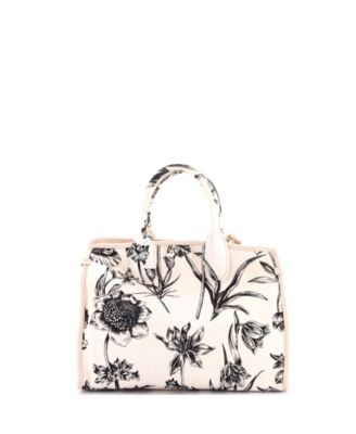 Medium Studio Logo Satchel Printed Canvas