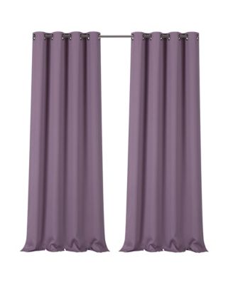 2 Piece Grommet Top Curtain Panels For Extra Long Windows