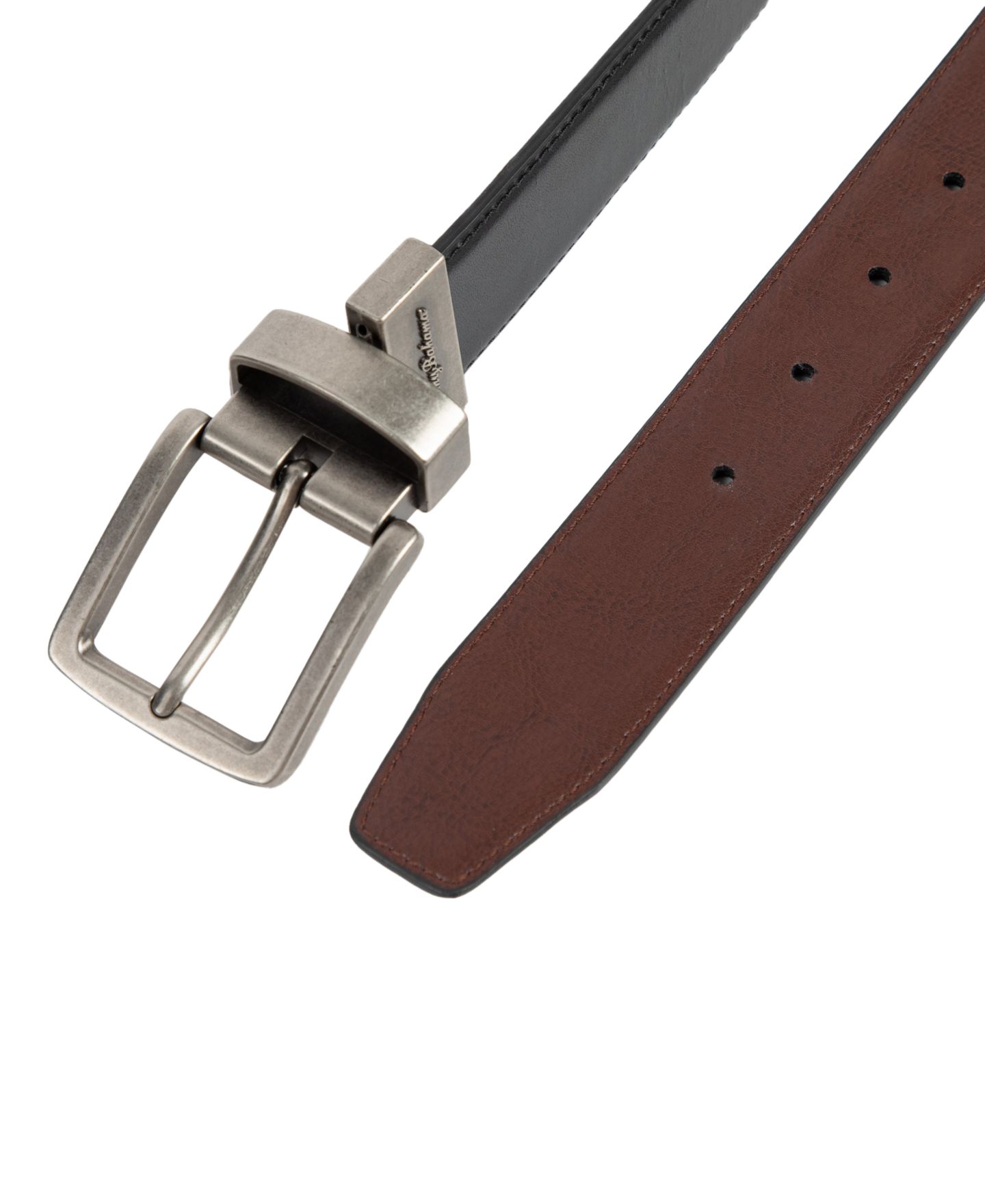 Мужской ремень Tommy Bahama Two-In-One Reversible Dress Belt, цвет: Чёрный / Коричневый — фото 6
