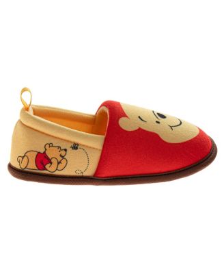 Toddler Winnie the Pooh Kids' Slippers Plush, Warm, and Soft House Shoes (Toddler 3-10 / 11-12)